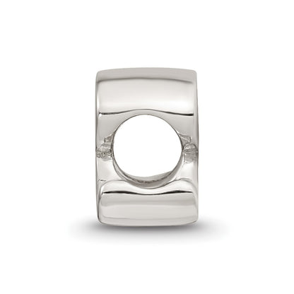 Sterling Silver Reflections Letter R Script Bead