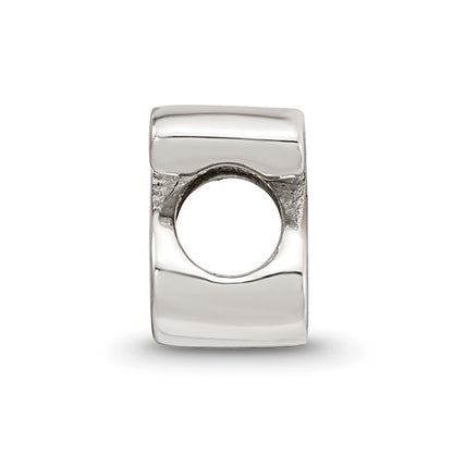 Sterling Silver Reflections Letter S Script Bead
