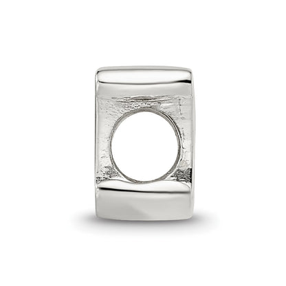Sterling Silver Reflections Letter X Script Bead