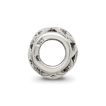 Sterling Silver Reflections Floral Cut Out Bali Bead