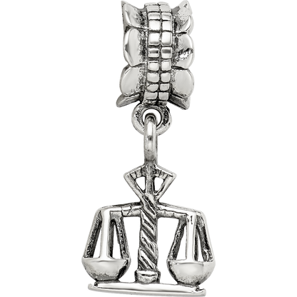 Sterling Silver Reflections Justice Dangle Bead