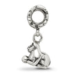 Sterling Silver Reflections Kitten with Ball Dangle Bead