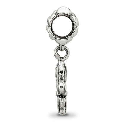 Sterling Silver Reflections Fleur de Lis Dangle Bead