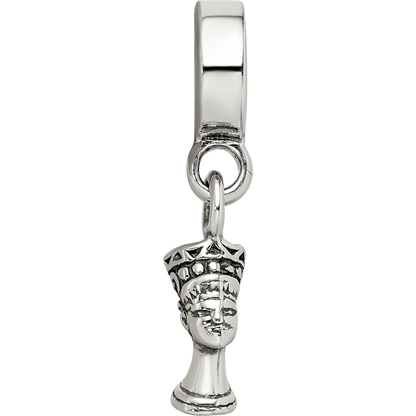 Sterling Silver Reflections Nefertiti Dangle Bead