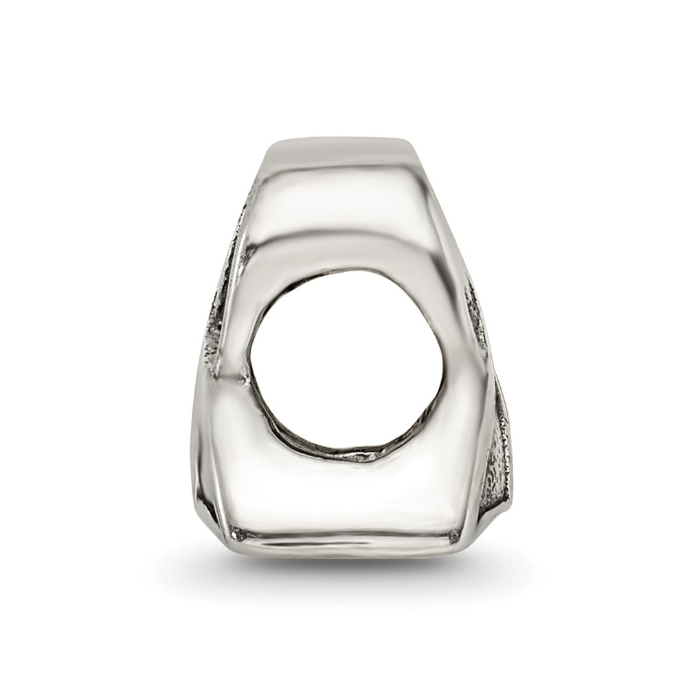 Sterling Silver Reflections Awareness Ribbon Bead