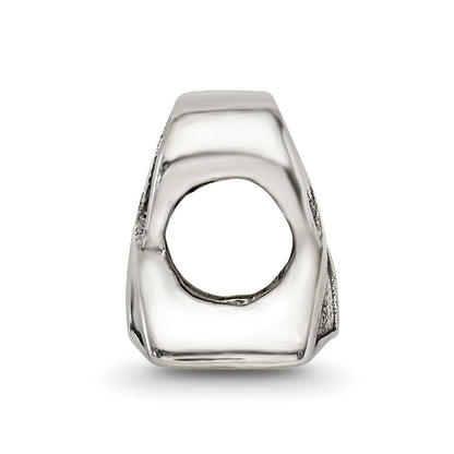 Sterling Silver Reflections Awareness Ribbon Bead
