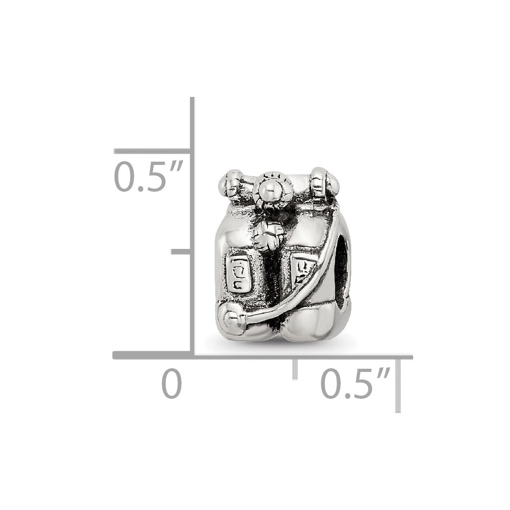 Sterling Silver Reflections Scuba Tanks Bead