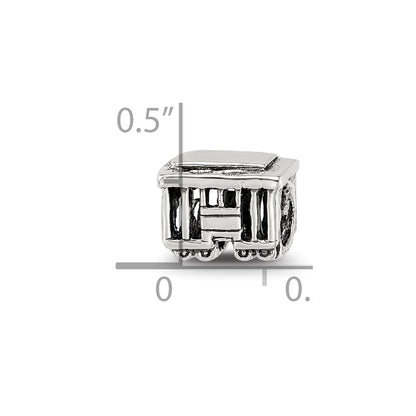 Sterling Silver Reflections Streetcar Bead