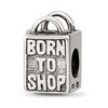 Sterling Silver Reflections Born to Shop Bead