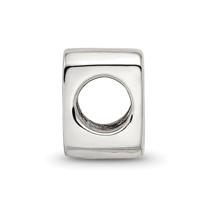 Sterling Silver Reflections Numeral 0 Bead