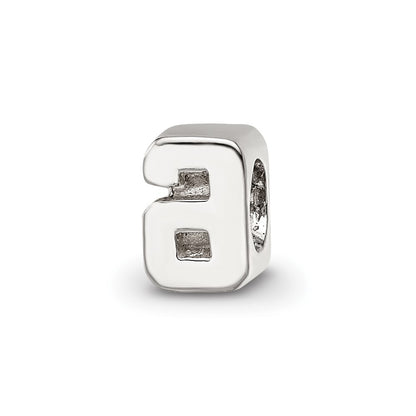 Sterling Silver Reflections Kids Number 6 Bead