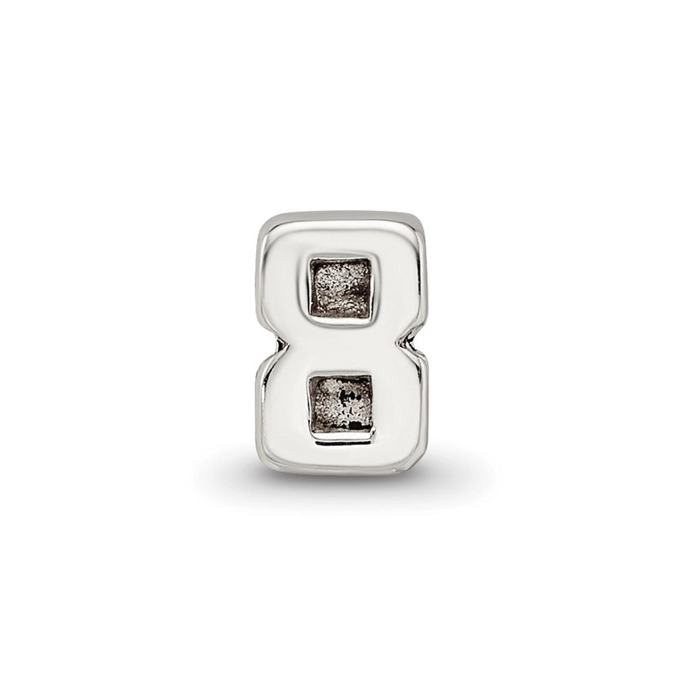 Sterling Silver Reflections Kids Number 8 Bead