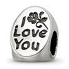 Sterling Silver Reflections #1 Mom Trilogy Oval Bead