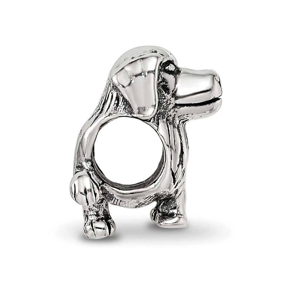 Sterling Silver Reflections Golden Retriever Bead