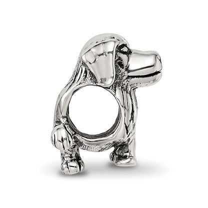 Sterling Silver Reflections Golden Retriever Bead