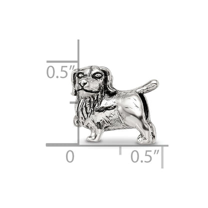 Sterling Silver Reflections Golden Retriever Bead