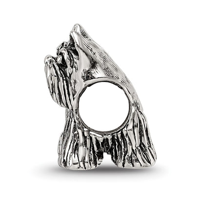 Sterling Silver Reflections Miniature Schnauzer Bead