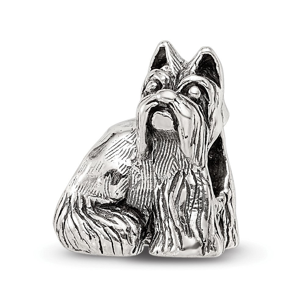 Sterling Silver Reflections Miniature Schnauzer Bead