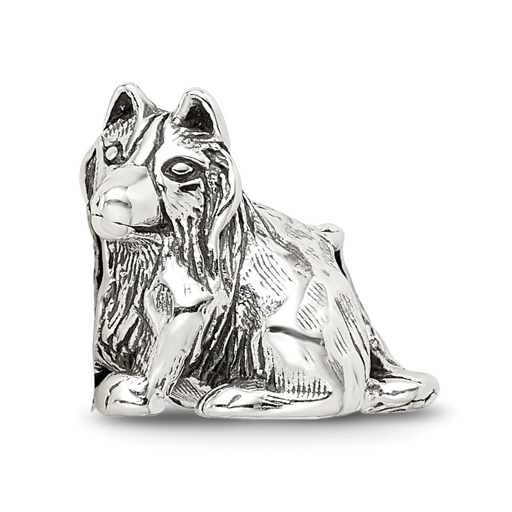 Sterling Silver Reflections Shetland Sheepdog Bead