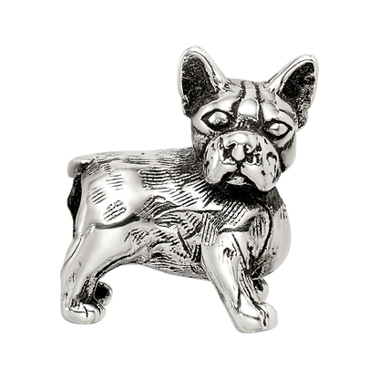 Sterling Silver Reflections Boston Terrier Bead