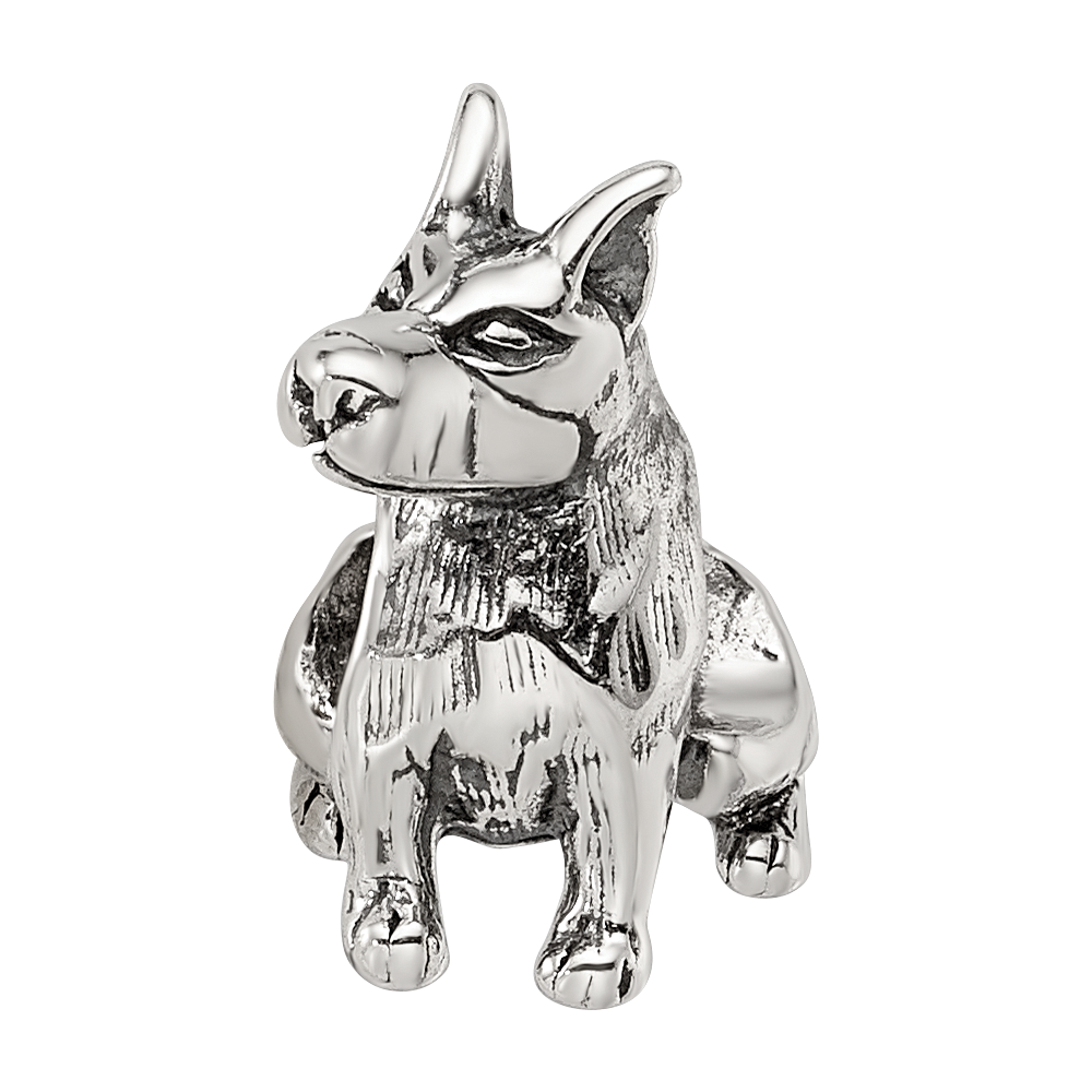Sterling Silver Reflections Doberman Pinscher Bead