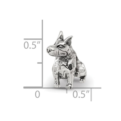 Sterling Silver Reflections Doberman Pinscher Bead