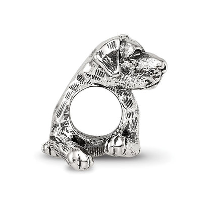 Sterling Silver Reflections Rottweiler Bead