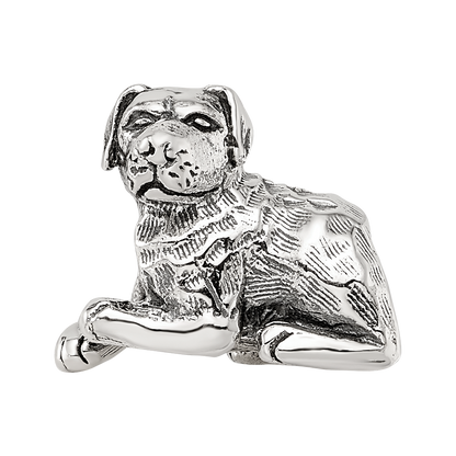 Sterling Silver Reflections Rottweiler Bead