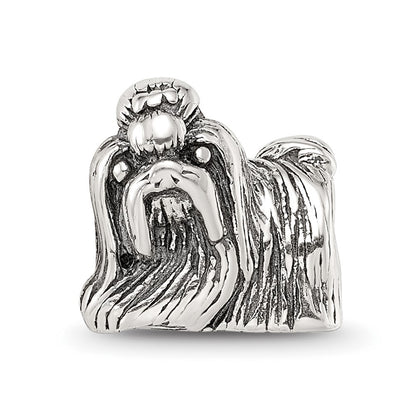 Sterling Silver Reflections Shih Tzu Bead