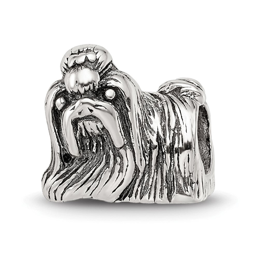 Sterling Silver Reflections Shih Tzu Bead