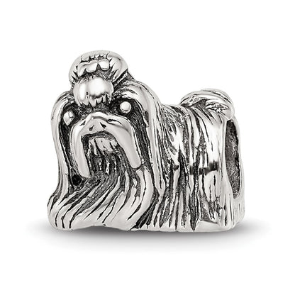 Sterling Silver Reflections Shih Tzu Bead