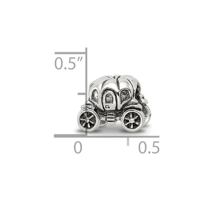 Sterling Silver Reflections Pumpkin Carriage Bead