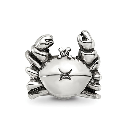 Sterling Silver Reflections Crab Bead