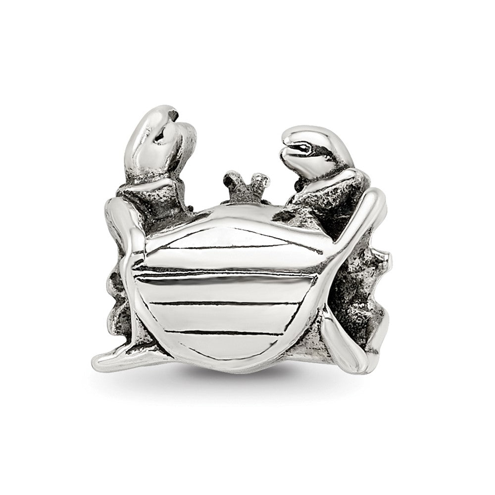 Sterling Silver Reflections Crab Bead