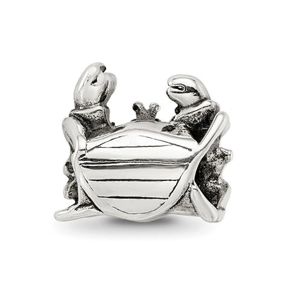 Sterling Silver Reflections Crab Bead