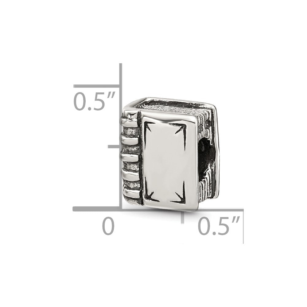 Sterling Silver Reflections Book Bead