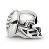 Sterling Silver Reflections Football Helmet Bead