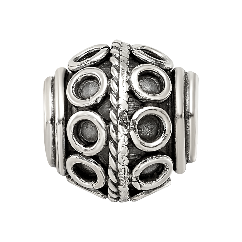 Sterling Silver Reflections Decorative Bali Bead