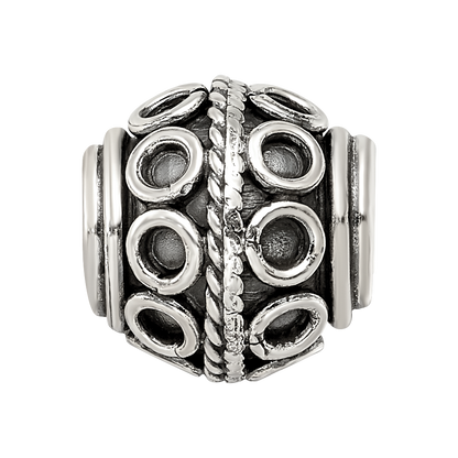 Sterling Silver Reflections Decorative Bali Bead