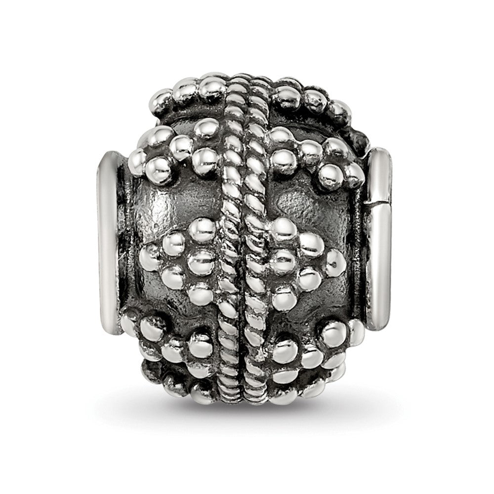Sterling Silver Reflections Decorative Bali Bead