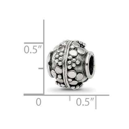 Sterling Silver Reflections Decorative Bali Bead
