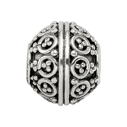 Sterling Silver Reflections Decorative Bali Bead