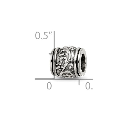 Sterling Silver Reflections Floral Bead