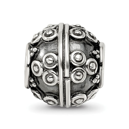 Sterling Silver Reflections Decorative Bali Bead