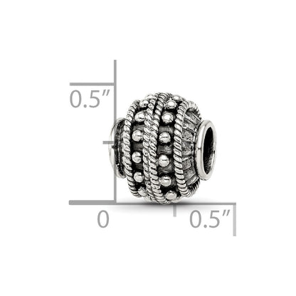 Sterling Silver Reflections Decorative Bali Bead