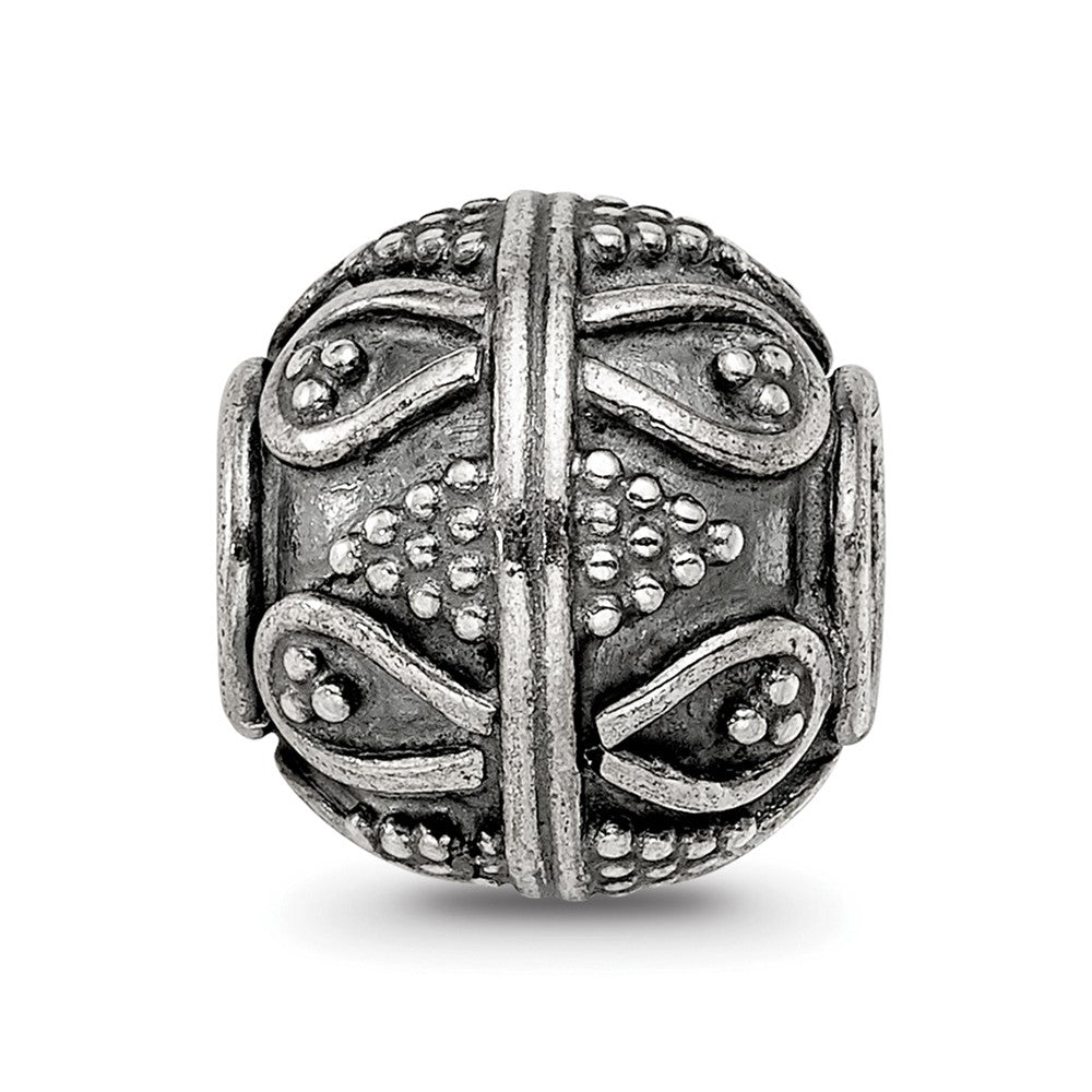 Sterling Silver Reflections Decorative Bali Bead