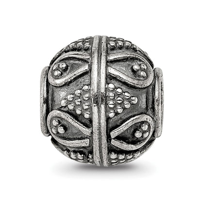 Sterling Silver Reflections Decorative Bali Bead