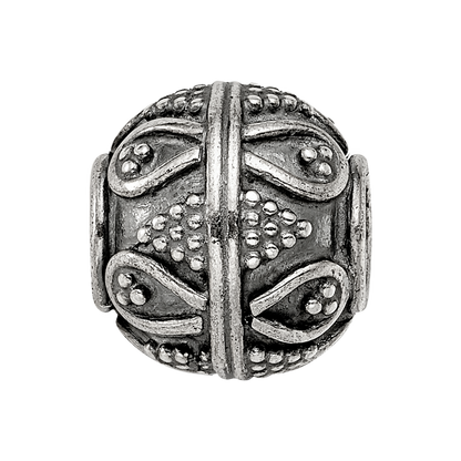 Sterling Silver Reflections Decorative Bali Bead