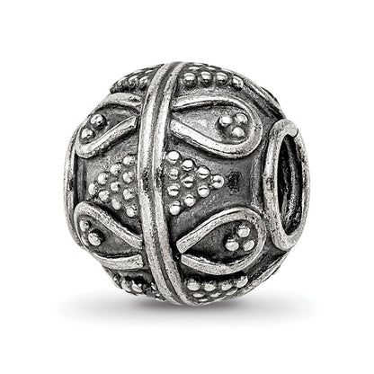 Sterling Silver Reflections Decorative Bali Bead