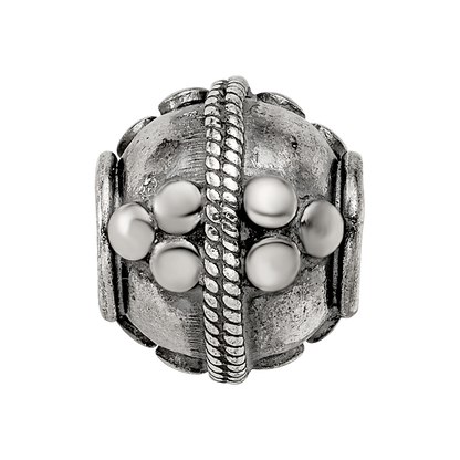 Sterling Silver Reflections Decorative Bali Bead